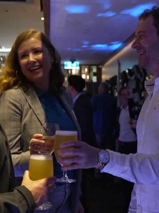 Guests toasting at the Tech Data partner event at Sofitel Sydney